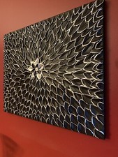 Wall hanging decor Textured art 