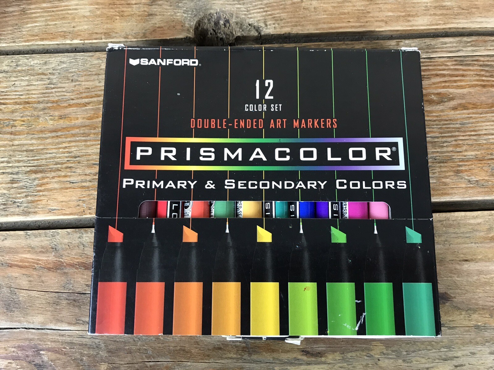 Prismacolor 12 Count Primary & Secondary Colors Double-Ended-Art-Markers