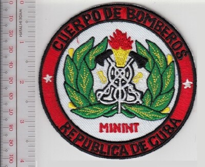 Cuba Fire Department Firefighter Corps Ministry of the Interior Cuerpo NO TARIFF