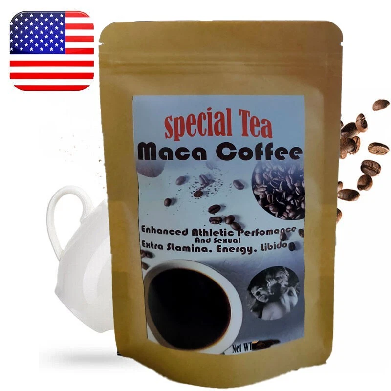 Black Maca Coffee for Men Ginseng Maca Relieve Stress Energy Sexual Desire 100g - Image 3 of 4