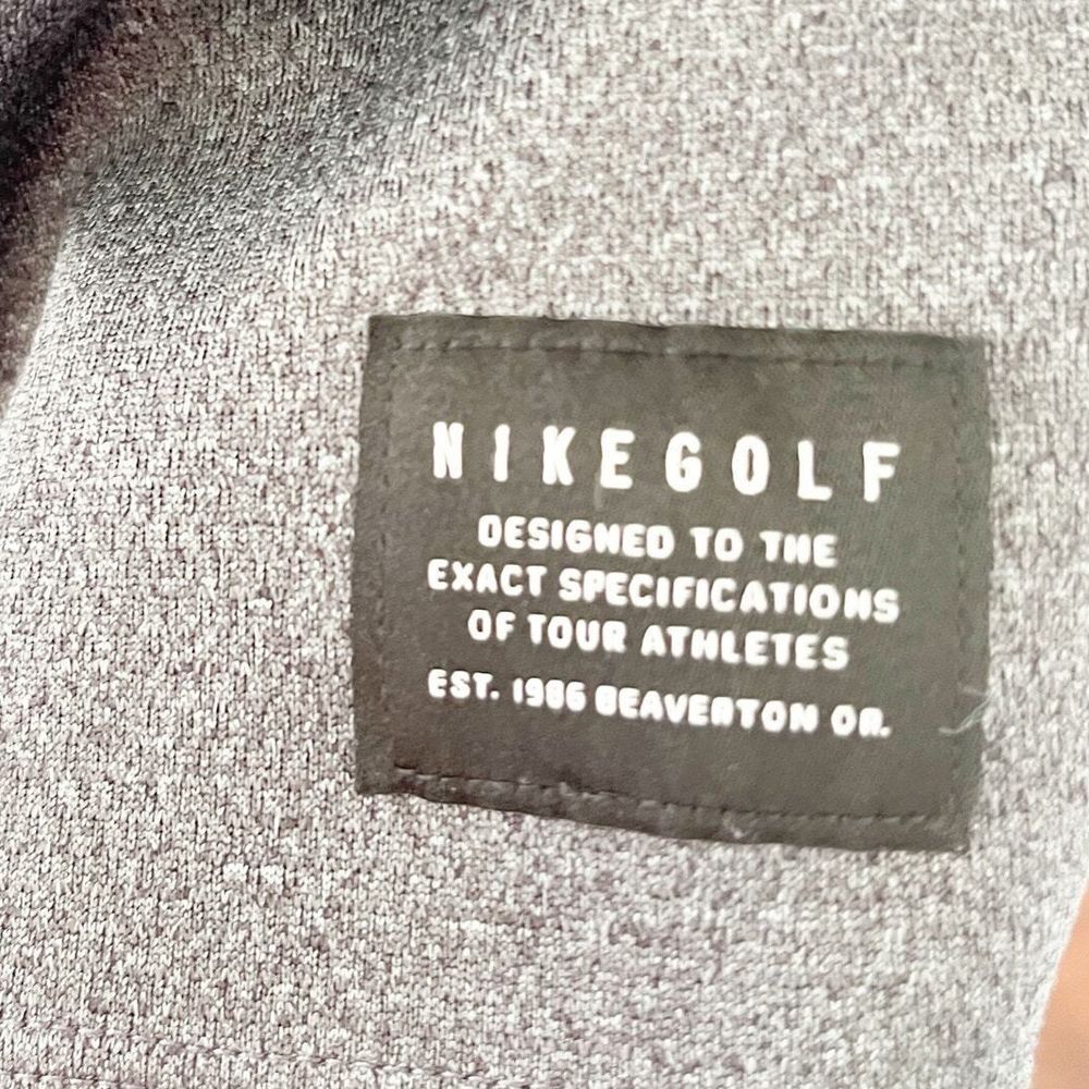 SACAI X NIKE Nike Giacca Uomo Sm Nero Grigio Dri Fit Quarto Zip Camicia Golf Gorpcore Preppy