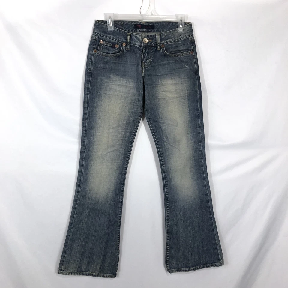 LTB By Little Big Womens Size 28 Blue Low-Rise Flare Leg Cotton Denim Jeans - Image 2 of 3