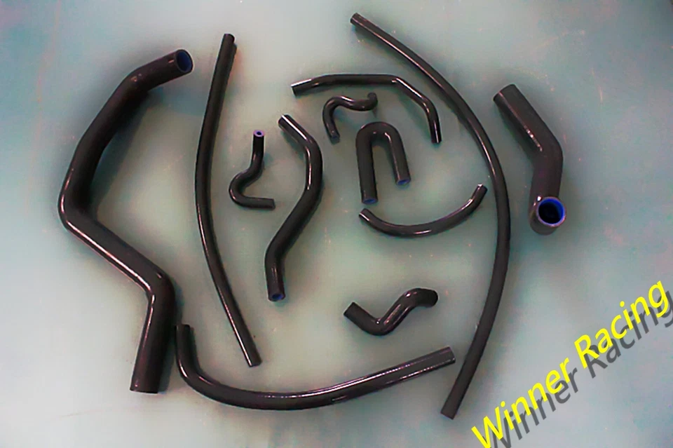 ПОБЕДИТЕЛЬ ГОНКИ СИЛИКОНОВЫЙ ЧЕРНЫЙ ШЛАНГ ПОДХОДИТ Honda Acura Integra GS/LS/RS B18B1 DB7/DC4 - Изображение 3 из 4