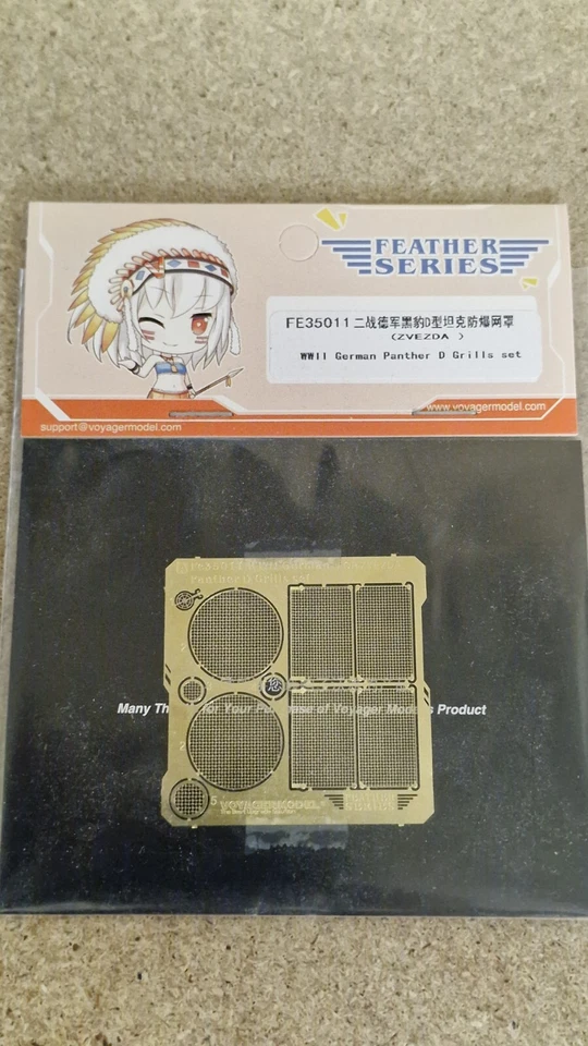 Zvezda 3678 Pz.Kpfw. V Panther (Ausf. D) German Medium Tank Scala 1:35 + PE - Immagine 3 di 3