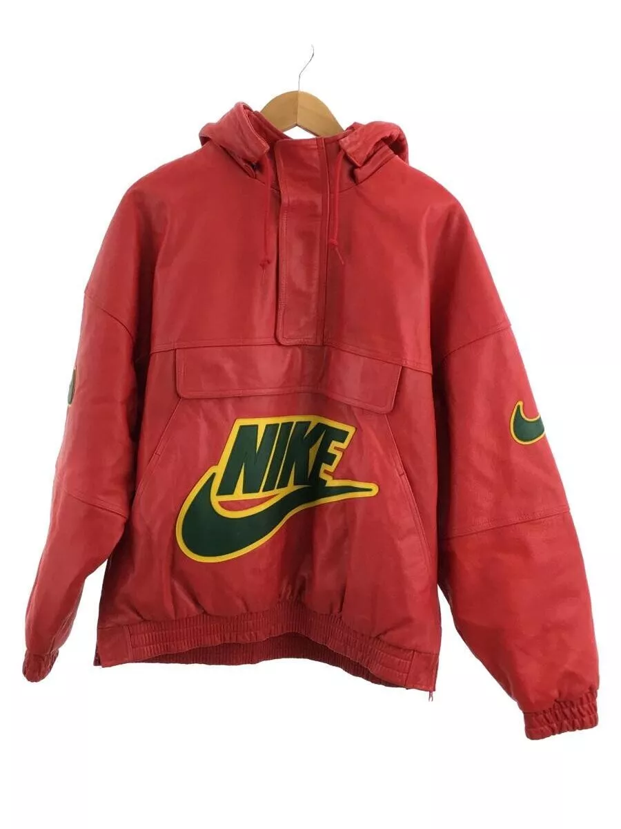 Veste Nike Supreme cuir vachette rouge M occasion