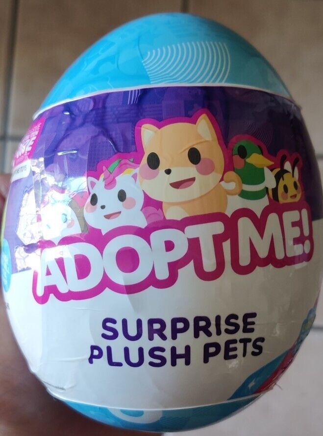 2023 ADOPT ME! Surprise Egg Plush Pets *1 Mystery Stuffed Animal