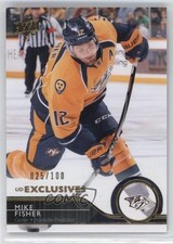 2014-15 Upper Deck UD Exclusives 25/100 Mike Fisher #109 2a8