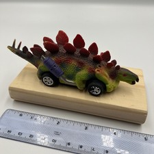 Dinobros Dinosaur Toy Pull Back Friction Car Rubber Tires VG Works Great M1