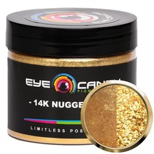Gold Mica Powder 14K Nugget Pigment for Resin Soap Paint Crafts 50g