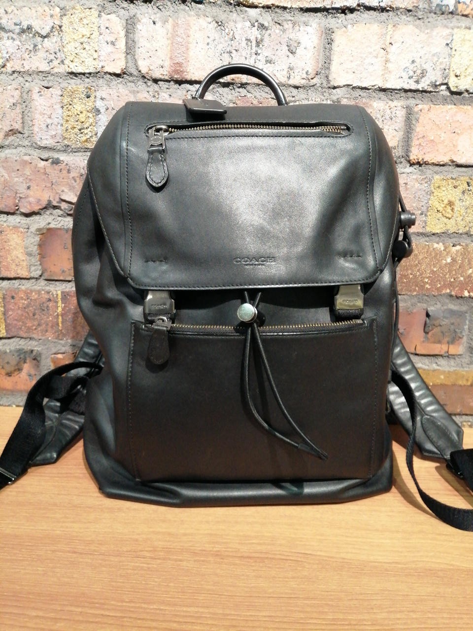 COACH MANHATTAN Backpack Model BLK 72338  authentic Present 0725a