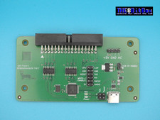 GreaseWeazle V4.1 mit Floppykabel 20cm ,4-Pin Molex Strom-Adapter und Jumper