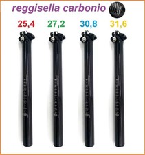 REGGISELLA FIBRA CARBONIO BICI CORSA 25,4 27,2 30,8 31,6 mm TUBO canotto SELLA