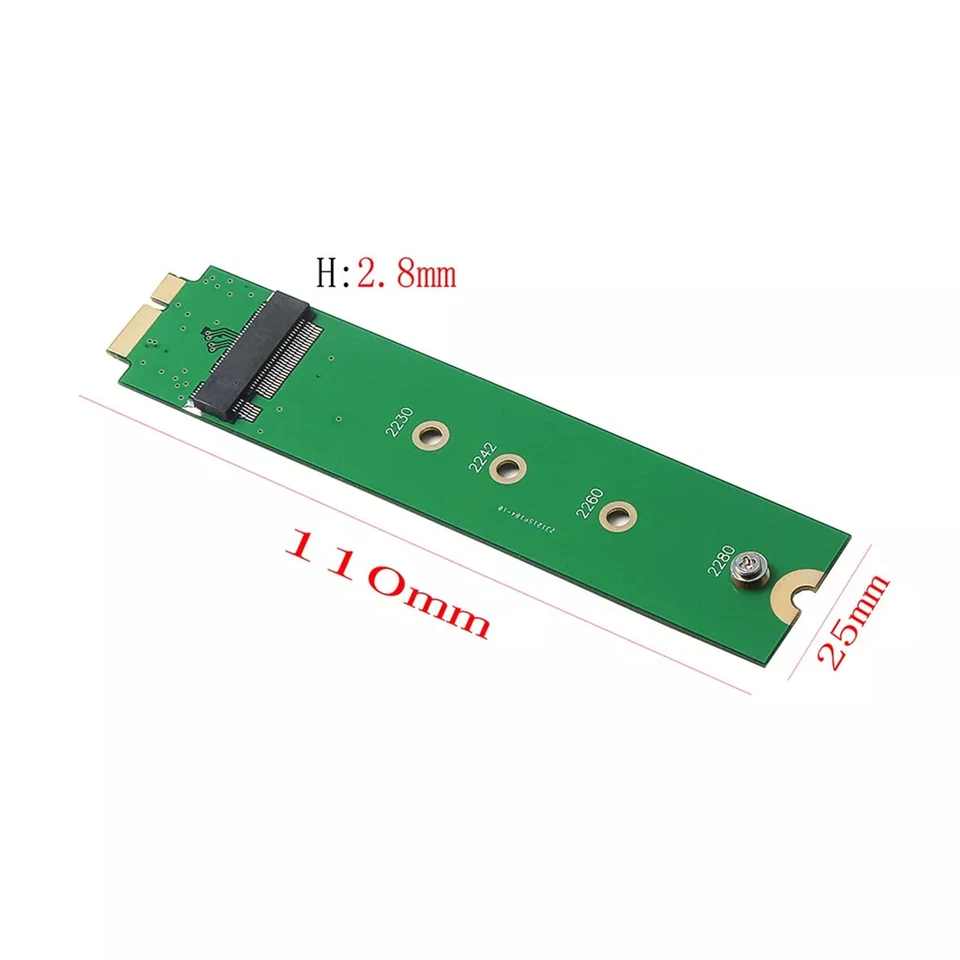 Neu M.2 (NGFF) 128G/256G Adapter SSD Karte für 2010-2011 MACBOOK Air A1369 A1370 - Bild 2 von 4