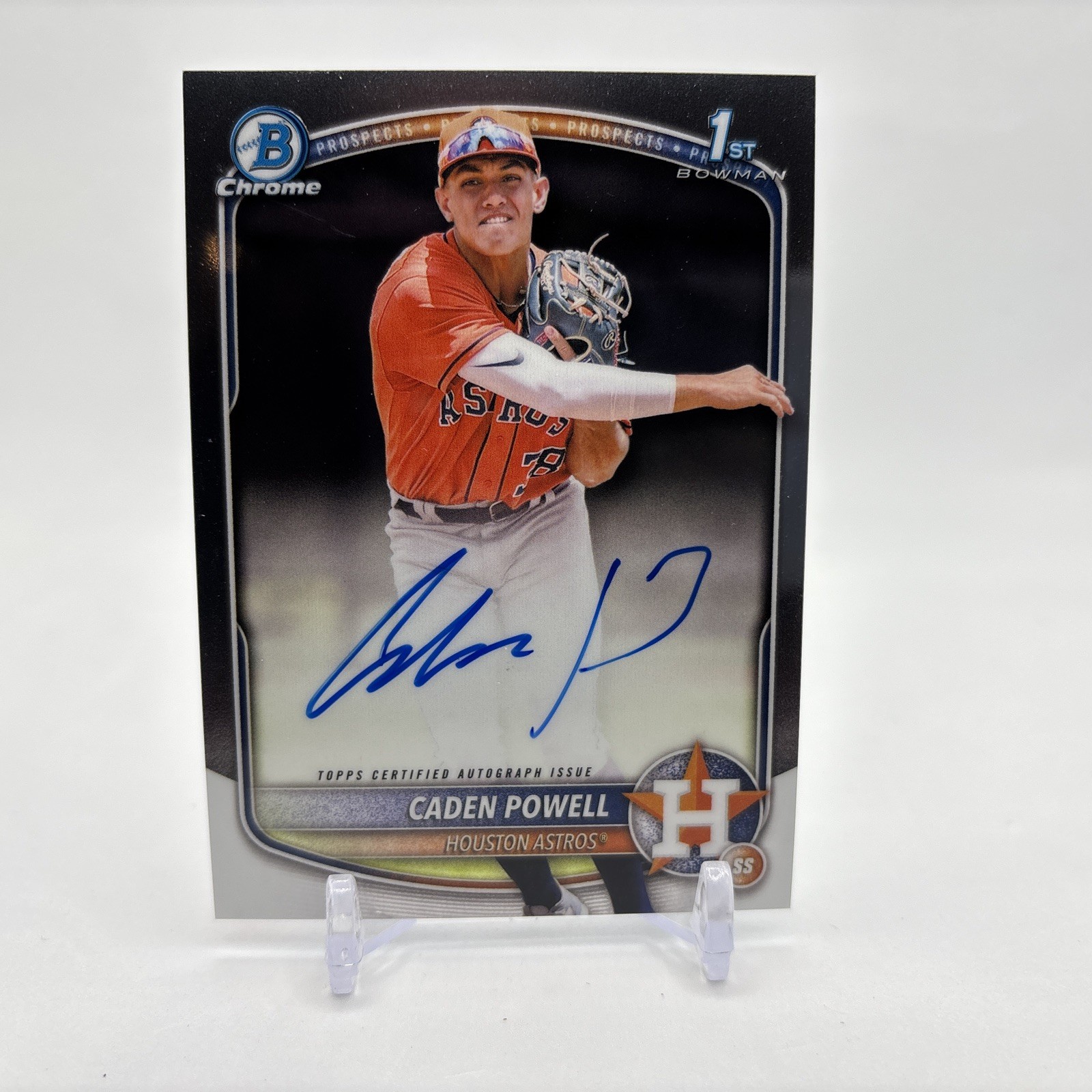 2025 Bowman Chrome Caden Powell Auto 1st #CPA-CPO Astros