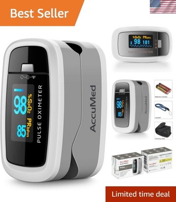 CMS-50D1 Fingertip Pulse Oximeter Blood Oxygen Sensor SpO2 for Sports and Avi...
