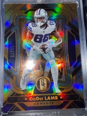 2023 Gold Standard Football CeeDee Lamb #’d 17/75 Dallas Cowboys #36