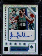 2023-24 Panini Donruss James Donaldson Signature Series Auto #SS-JDM Mavericks