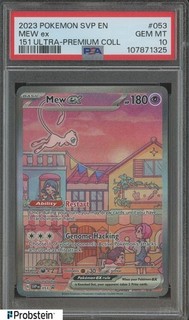 2023 Pokemon SVP EN 151 Ultra Premium Collection #053 Mew ex PSA 10 GEM MINT