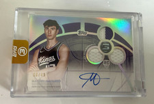 2025/26 Topps Three 3 Maxime Raynaud Triple Patch Horizontal Auto Autograph /49