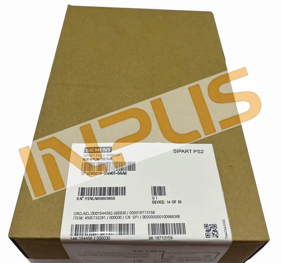 6DR5010-0NN01-0AA0 NEW SIEMENS 6DR50100NN010AA0 SIPART PS2 Valve Positioner