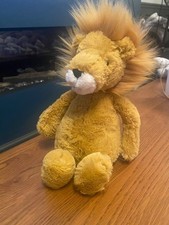 Genuine Jellycat Bashful Lion (Medium) - RARE OLD STYLE -without paper tags