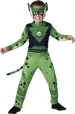InCharacter Wild Kratts Costumes Cheetah - Green Costume Size 4