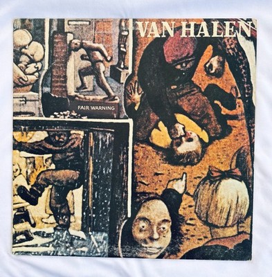 Van Halen Fair Warning LP Vinyl Record 1981 original VG++ Terre Haute Monarch