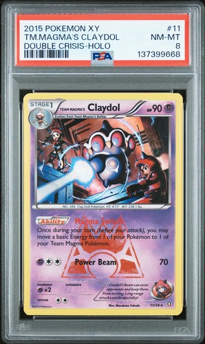 Team Magma's Claydol graded PSA 8 for sale on eBay