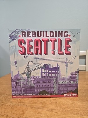2022 - Rebuilding Seattle Wizkids Board Game - FACTORY SEALED