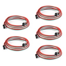 5 PCS 20AWG 3 Pin JST SM Male Female Plug LED Connector 3.28FT Extension Wire