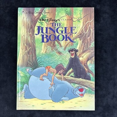 Big Golden Book Walt Disney s Classic The Jungle Book 1990 Great Shape Vintage
