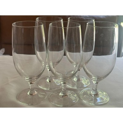 Chef & Sommelier Short Stem Clear Crystal 7.5'' Wine Glasses Goblet Snifters (5)