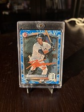 2025 KEVIN MCGONIGLE BOWMAN 1ST BLUE PATTERN /125 IP ORANGE AUTO ON CARD!!