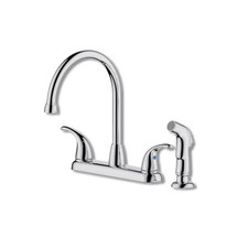OakBrook Pacifica Two Handle Chrome Kitchen Faucet Side Sprayer 67157-1101