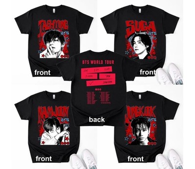 Limited BTS Boy Group Member T-Shirt, BTS Concert Tee, Fan Gift | eBay