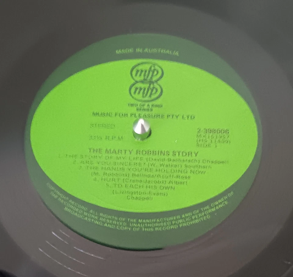 The Marty Robbins Story - double LP record excellent, cover VG - Image 3 of 3