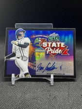 Jesse Franklin 2021 Leaf Metal Draft State Pride Auto /15 🔥⚾️🔥