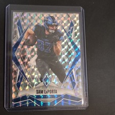 Panini 2025 Phoenix Silver Pyramids Sam LaPorta #44 Lions Football Card