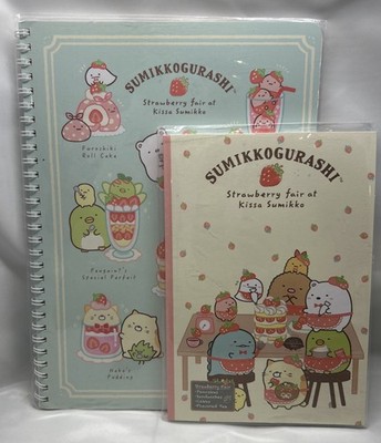 San-X Sumikko Gurashi Strawberry Fair Notebook and Journal Kissa Sumikko NIP