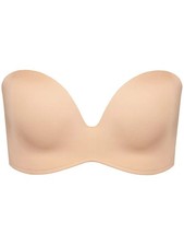 Wonderbra Strapless Bra Ultimate Strapless Magic Hands Bra Nude Skin 38B
