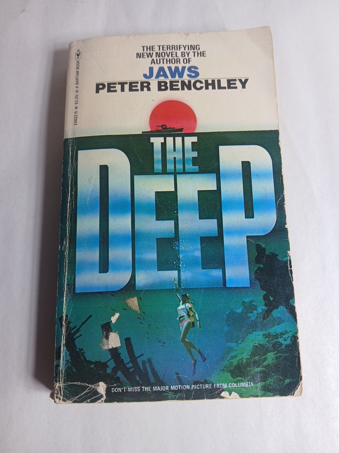 The Deep Peter Benchley 1977 Bantam Paperback Jaws Author Thriller