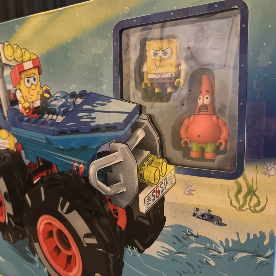 Mega Bloks Bob Esponja Pantalones Cuadrados Monster Rally Boat Sin usar, en caja sellada Foto 2 de 4