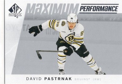 2024-25 Sp Authentic - Maximum Performance David Pastrnak #MP-17