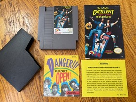Bill & Ted's Excellent Adventure complete in box seal nintendo nes factory MINT