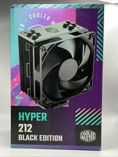 Cooler Master Hyper 212 Black Edition RGB 120mm CPU Air Cooling Fan.