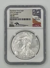 New Listing2019-W $1 American Silver Eagle Burnished NGC MS70 Mercanti Signed