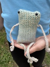 Handmade Crochet Stuffed Animal Plush Toy Long Arms Small Size 6-14 in