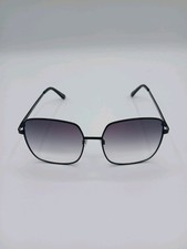 Foster Grant SR 1222 Vintage Polarized Sunglasses Black Frame Minor Scratches