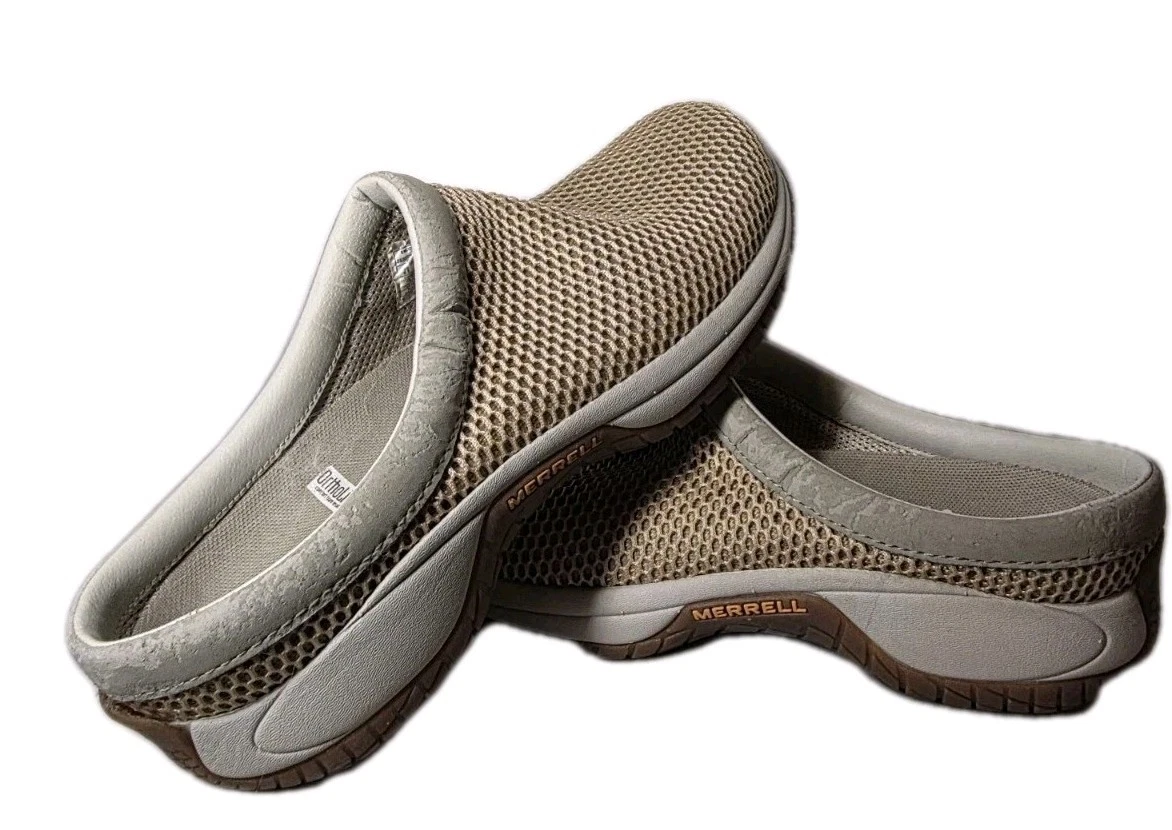 MERREL ENCORE BREEZE TAUPE MULES Merrell | Shoes | Merrell Encore Breeze Slip On Mules Taupe  main image 3