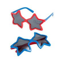Kids Star-Shaped Patriotic Sunglasses - 12 Pc.